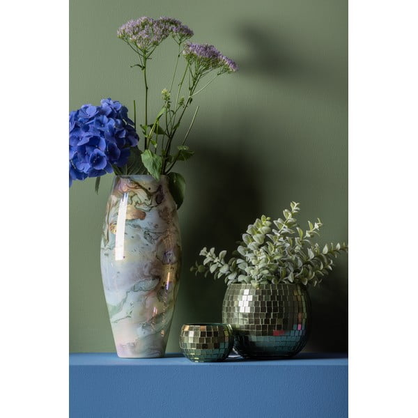 Стъклена ръчна изработка ваза (височина 36 cm) Melange – PT LIVING-image-1