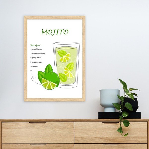 Картина 40x55 cm Mojito – Wallity-image-1