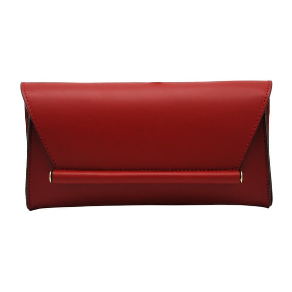 Червена чанта / портмоне от естествена кожа Lucille - Andrea Cardone