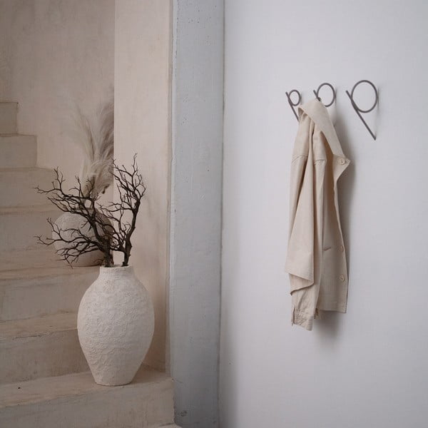 Кафяво-сива стенна стоманена кука Tuba S – Spinder Design-image-2