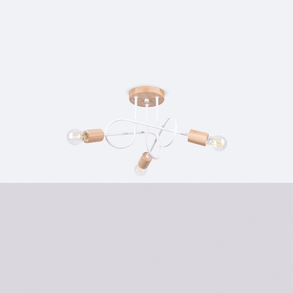 Осветително тяло за таван в естествен цвят 14x56 cm Tumber – Sollux-image-3