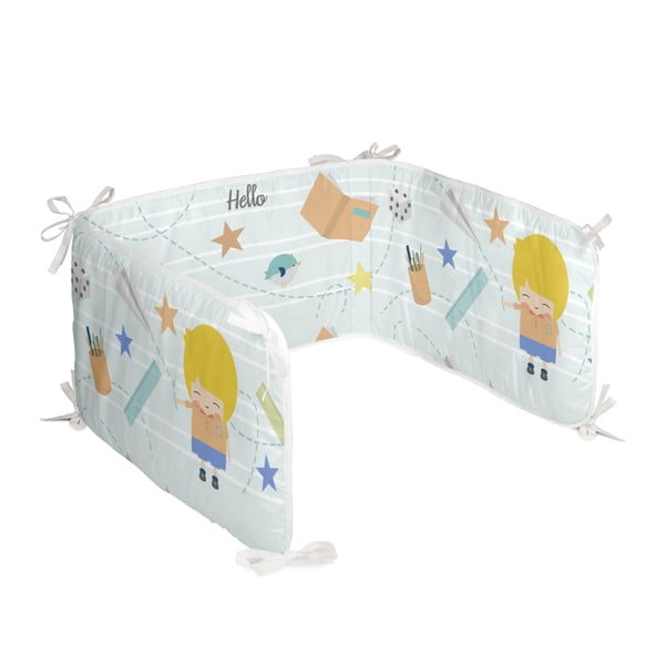 Текстилна калъфка за матрак за детско легло Тетрадка, 210 x 40 cm - Happynois