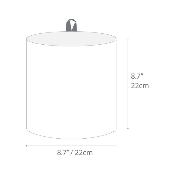 Текстилна кошница ø 22x22 cm Soft Storage – Bigso Box of Sweden-image-4