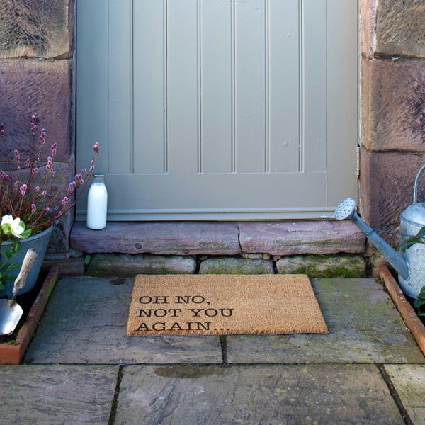 Изтривалка от кокосови влакна 40x60 cm Oh No Not You Again – Artsy Doormats-image-3