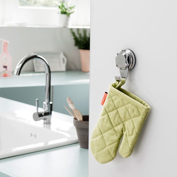 Пластмасови комплект куки 4 бр. без пробиване в сребрист цвят Bestlock – Compactor-image-1