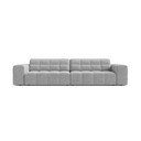 Светлосив кадифен диван 252 cm Chicago – Cosmopolitan Design