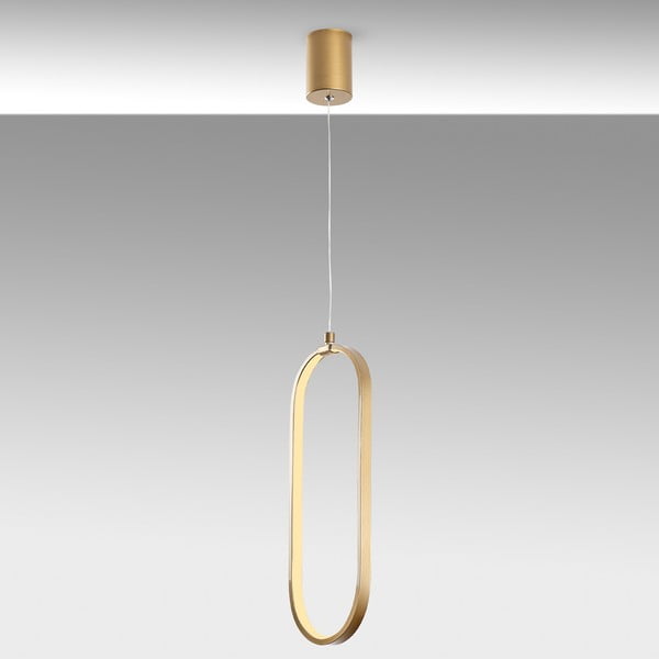 LED висящо осветително тяло  в златист цвят Can – Opviq lights-image-1