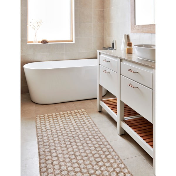 Бежова и кремава пътека за открито и закрито 70x150 cm Noa Beige Vanilla – Pappelina-image-1