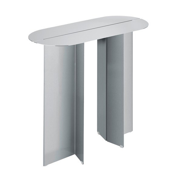 Конзолна маса от неръждаема стомана в матово сребрист цвят 35x80 cm Oru – Blomus-image-4