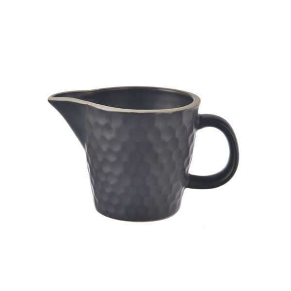 Черна керамична кана за мляко 100 ml Tea Time – Orion