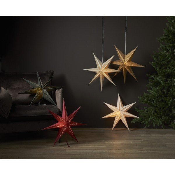 Коледна светлинна украса в златист цвят ø 60 cm Point - Star Trading-image-4