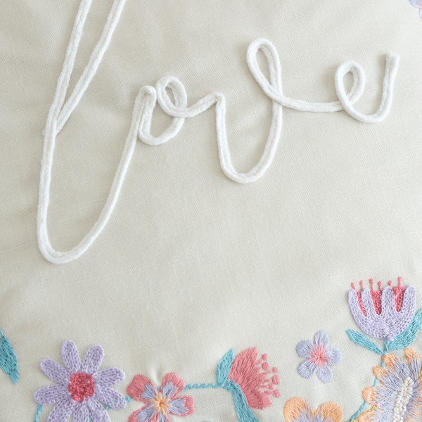 Декоративна възглавница със смес от лен 45x45 cm Love – Catherine Lansfield-image-2