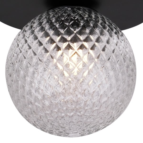 Черна лампа за таван , ø 14 cm Musa - SULION-image-2