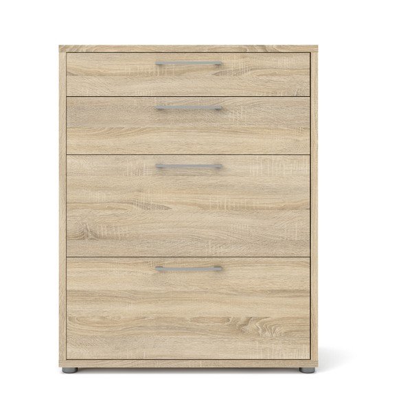 Модулна библиотека от дъбов декор в естествен цвят 89x113 cm Prima – Tvilum-image-3