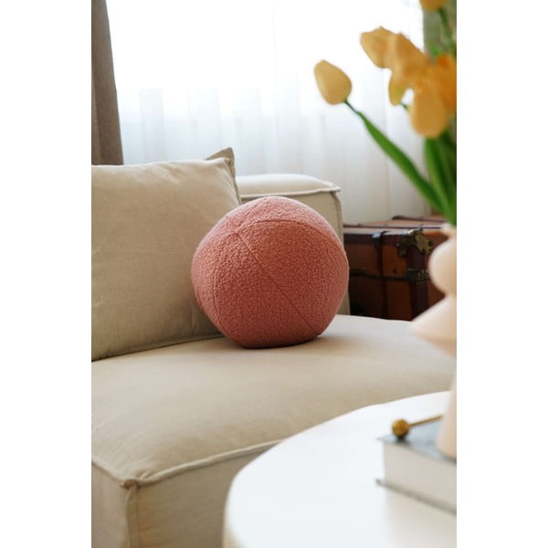 Декоративна възглавница от букле ø 20 cm Top – Mioli Decor-image-2