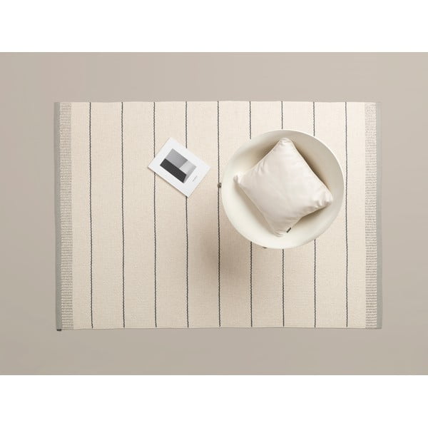 Светлосив и кремав килим за открито и закрито 60x85 cm Belle Warm Grey – Pappelina-image-2