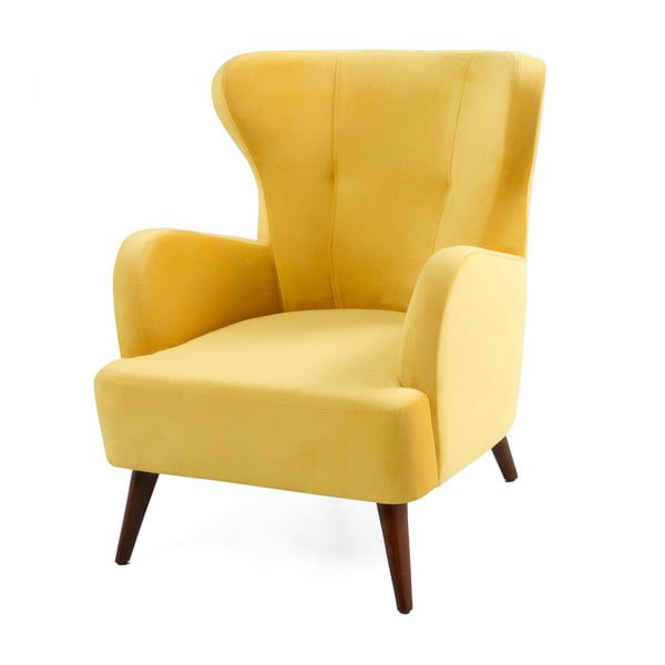 Жълт фотьойл Jane Karina - Balcab Home-image-1