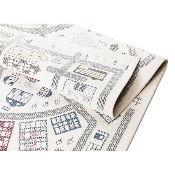 Бял двустранен детски килим , 160 x 230 cm Ülejõe - Narma-image-4