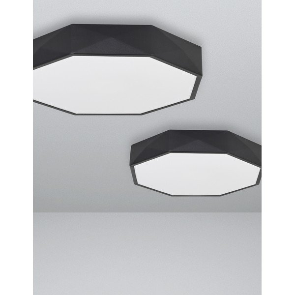 Матово черно алуминиево LED осветително тяло за таван Eben – Nova Luce-image-1