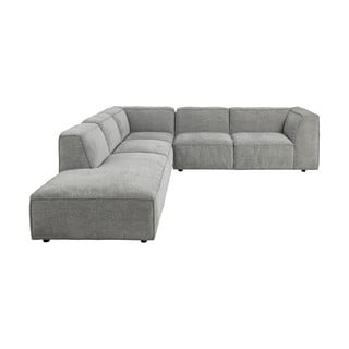 Светлосив модулен ъглов диван , ляв ъгъл, 266 см Fairfield - Bonami Selection