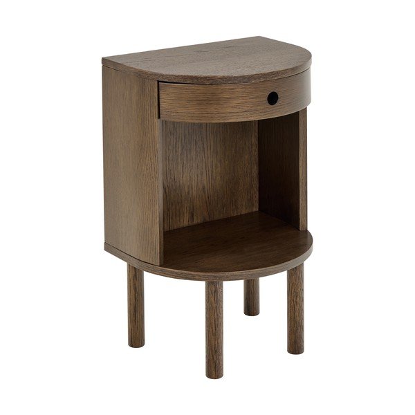 Нощно шкафче от декор от дъб  в тъмно естествен цвят Paron – Actona-image-2