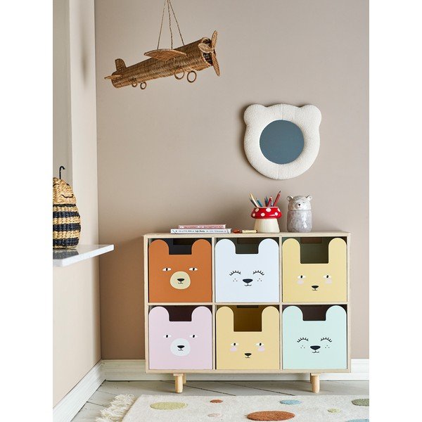 Детски скрин от масивна Пауловния в естествен цвят 55x88,5x25,5 cm Calle – Bloomingville Mini-image-2
