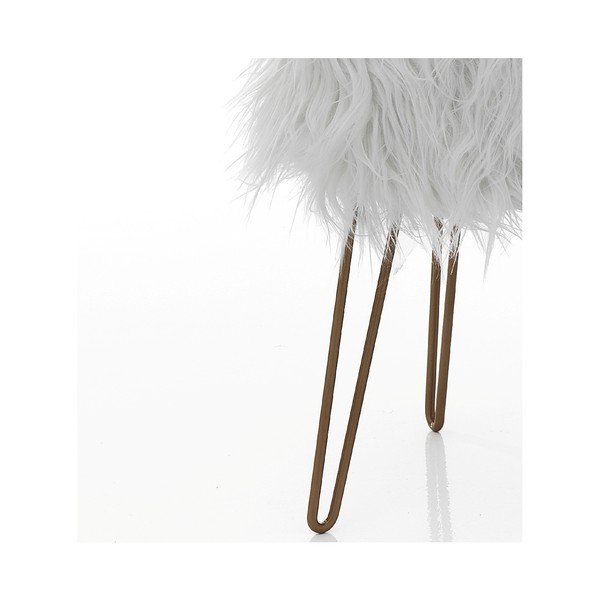 Бяла табуретка Spank, ø 35 cm - Tomasucci-image-2