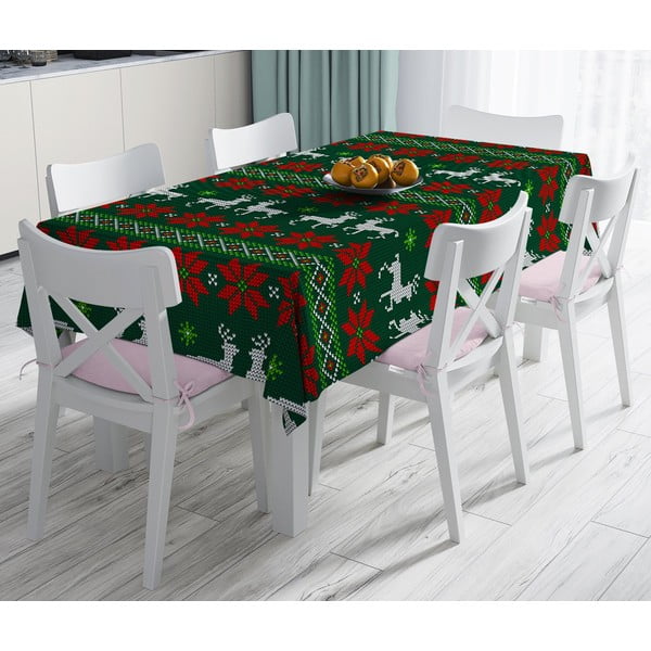 Коледна покривка за маса с памук Merry Xmas, 140 x 180 cm Christmas - Minimalist Cushion Covers