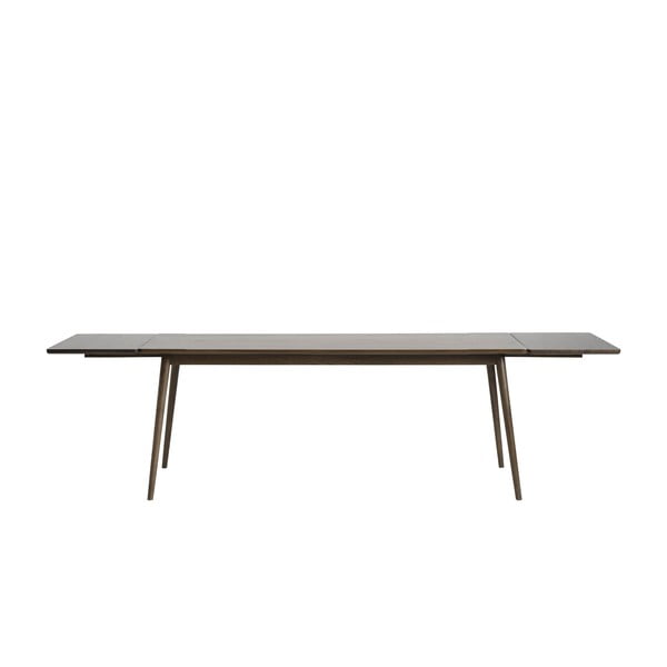 Кафява сгъваема трапезна маса с дъбов плот 190x90 cm Barrali – Unique Furniture-image-2