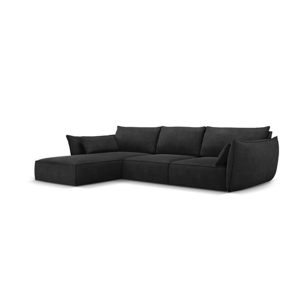 Тъмносив ъглов диван (ляв ъгъл) Vanda - Mazzini Sofas-image-2