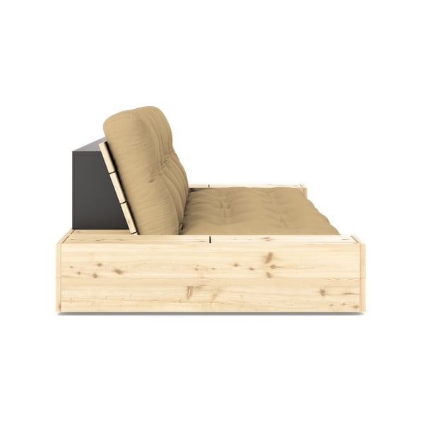 Разтегателен диван горчица 244 cm Base – Karup Design-image-3