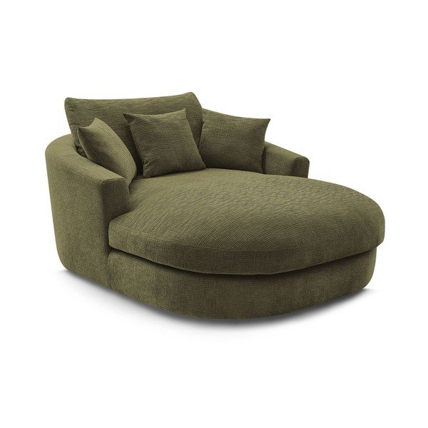 Зелено шенилово кресло Belem – Bobochic Paris