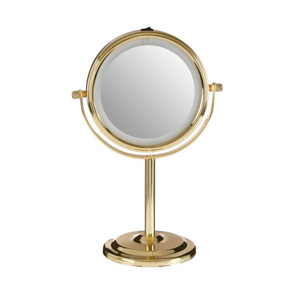 Козметично огледало със светлина/увеличително (увеличение 2x) ø 15 cm Cassini – Premier Housewares-image-4