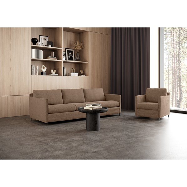 Кафяв диван 248 см Petito - Furninova-image-1