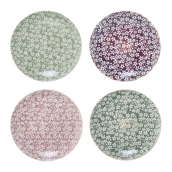 Комплект от 4 керамични чинии Seeke, ⌀ 20 cm - Bloomingville