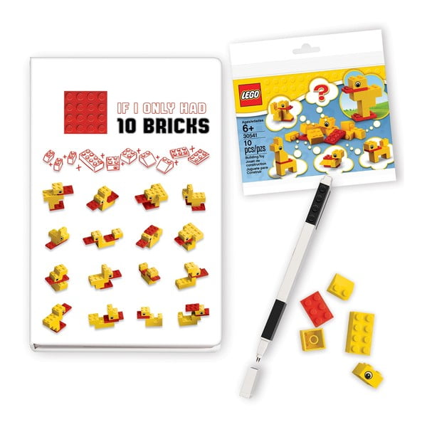 Канцеларски материали Комплект тетрадка, химикалка и комплект Classic Ducks - LEGO®