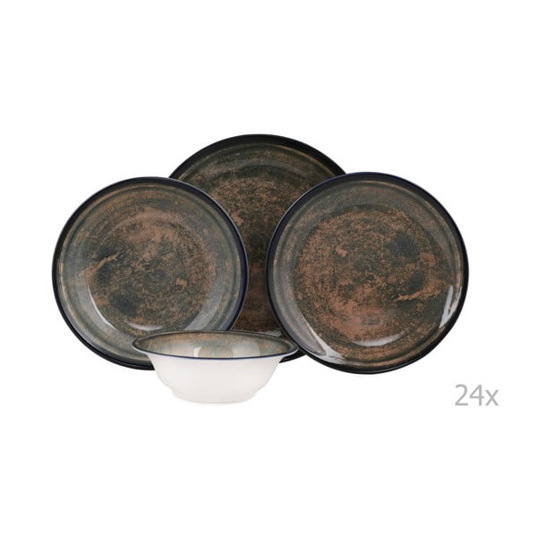 Комплект порцеланови съдове за хранене Kutahya Sangrio от 24 части - Kütahya Porselen