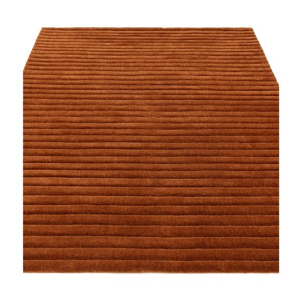 Теракотен ръчно изработен вълнен килим 120x170 cm – Asiatic Carpets-image-1