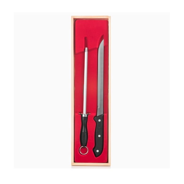 Комплект ножове за шунка и точила - InnovaGoods