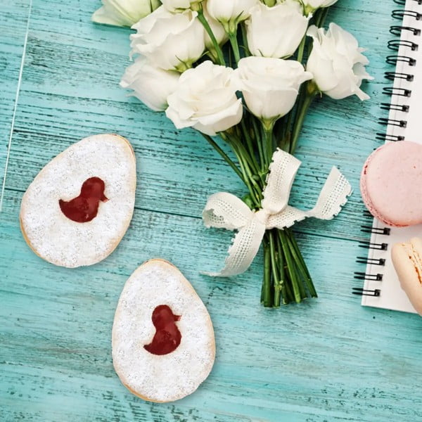 Комплект от 2 перфоратора за великденски яйца от неръждаема стомана - Orion-image-2