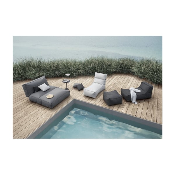 Сив градински шезлонг Stone - Blomus-image-4