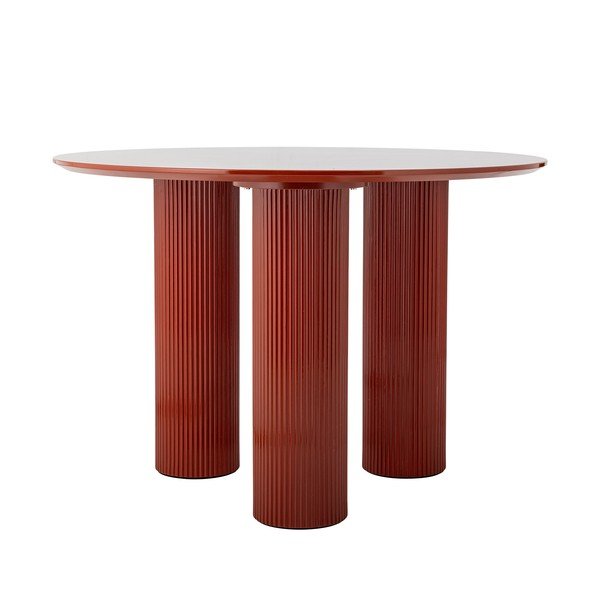 Гланцова кръгла трапезна маса ø 110 cm Della – Bloomingville-image-4