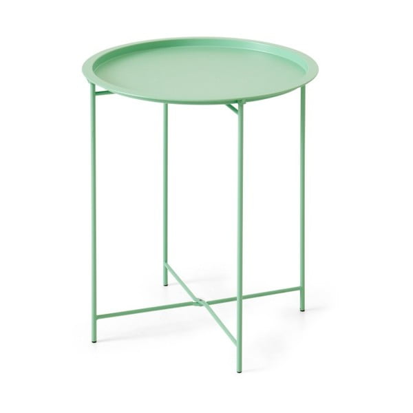 Zelený zahradní stolek Brafab Sangro, ∅ 46 cm