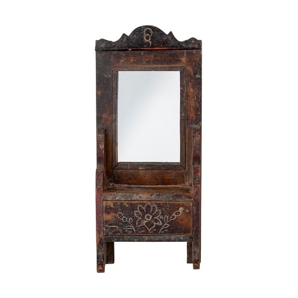 Стенно огледало от масивно дърво 17,5x43 cm Sehar – Bloomingville-image-3