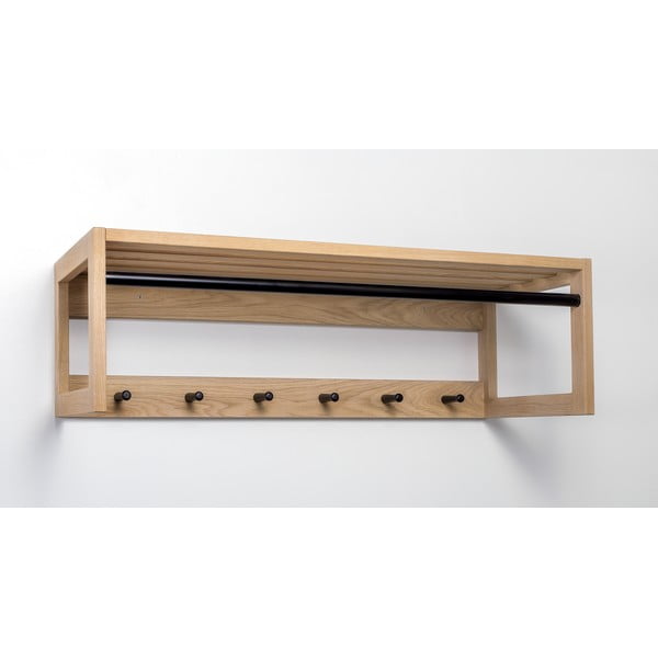 Стенен рафт от масивен дъб Slussen Puro - Woodman-image-3