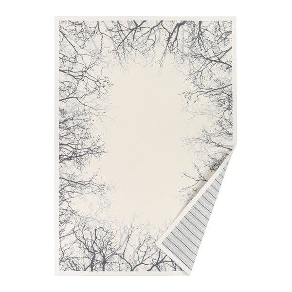 Бял двустранен килим Бял, 100 x 160 cm Puise - Narma