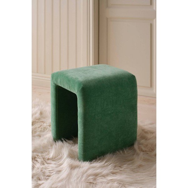 Зелена шенилова табуретка Pigally – Ellos Home-image-1