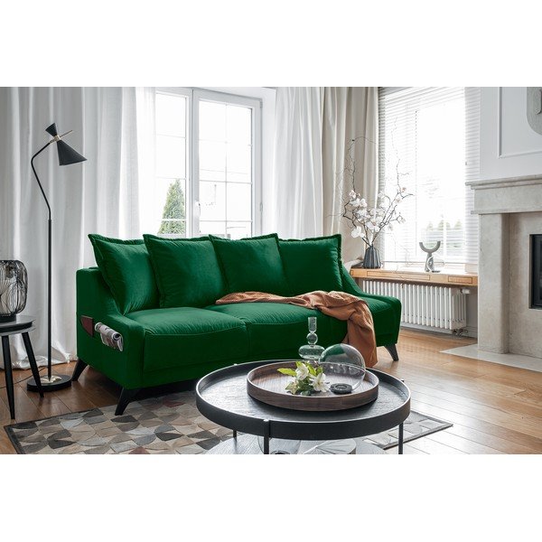 Зелен кадифен диван Royal Rose - Miuform-image-4