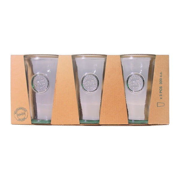 Комплект от 3 буркана от рециклирано стъкло Ego Dekor , 300 ml Authentic - Ego Dekor