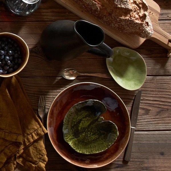 Светлозелена десертна чиния от фаянс , ⌀ 16 cm Riviera - Costa Nova-image-1